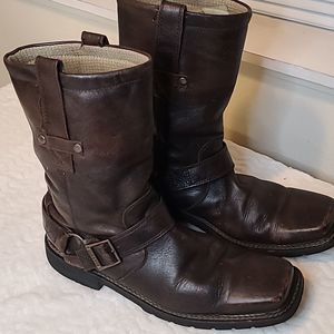 Durango Brown City Chicago Pull On Harness Boots Size 11